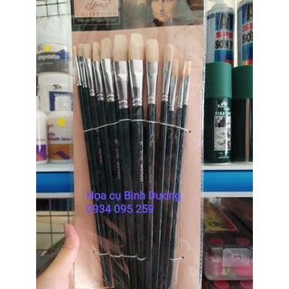 Cọ vẽ G1720 martoll Lông heo vẽ acrylic, sơn dầu