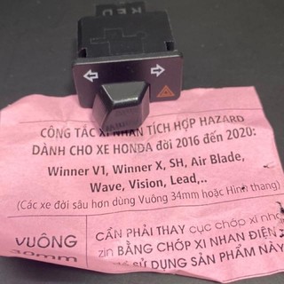công tắc chớp hazard gắn xe máy