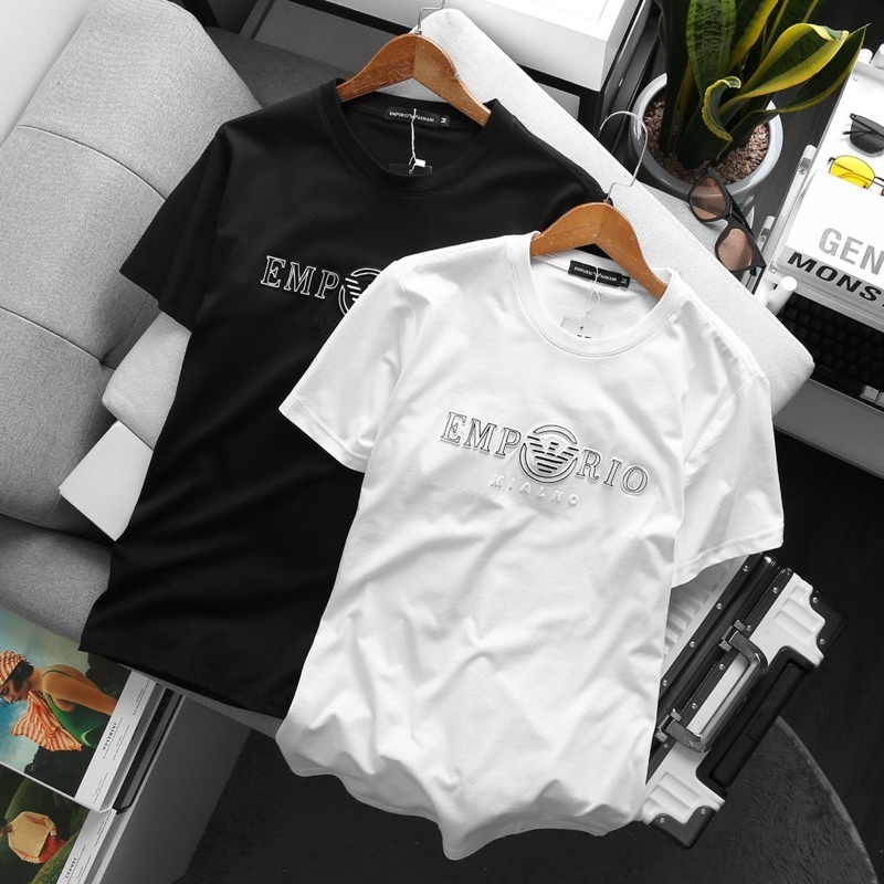 Áo thun nam,nữ EMPWRIO chất cotton 100% co giãn 4 chiều