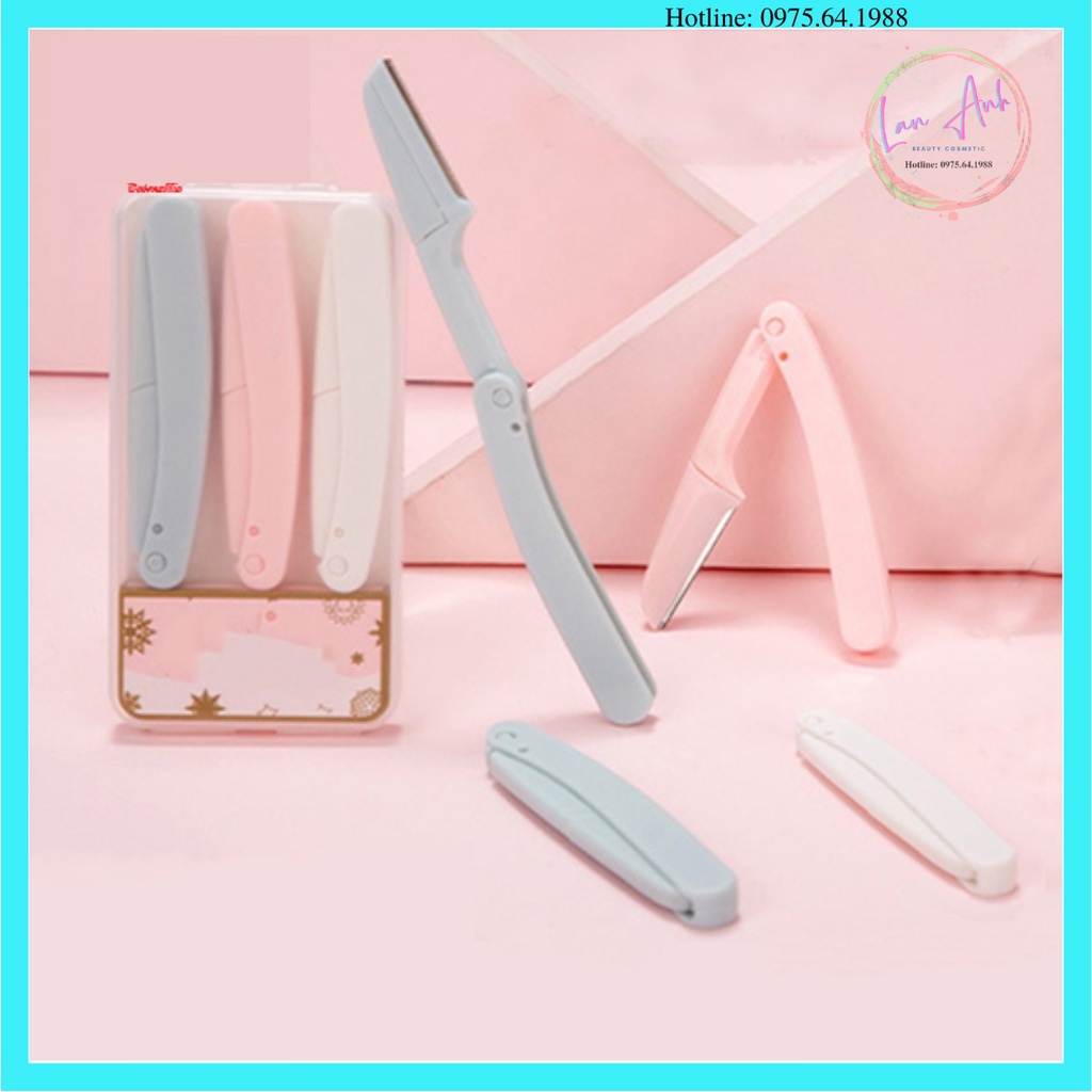 Set Dao Cạo Lông Mày Habaria Eyebrow Smarttrimmer (3 cây)