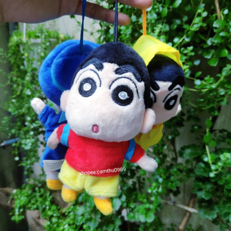 Móc khoá Cậu bé bút chì Shin Chan 2hand đáng yêu, móc khoá nhồi bông Shin nhiều mẫu