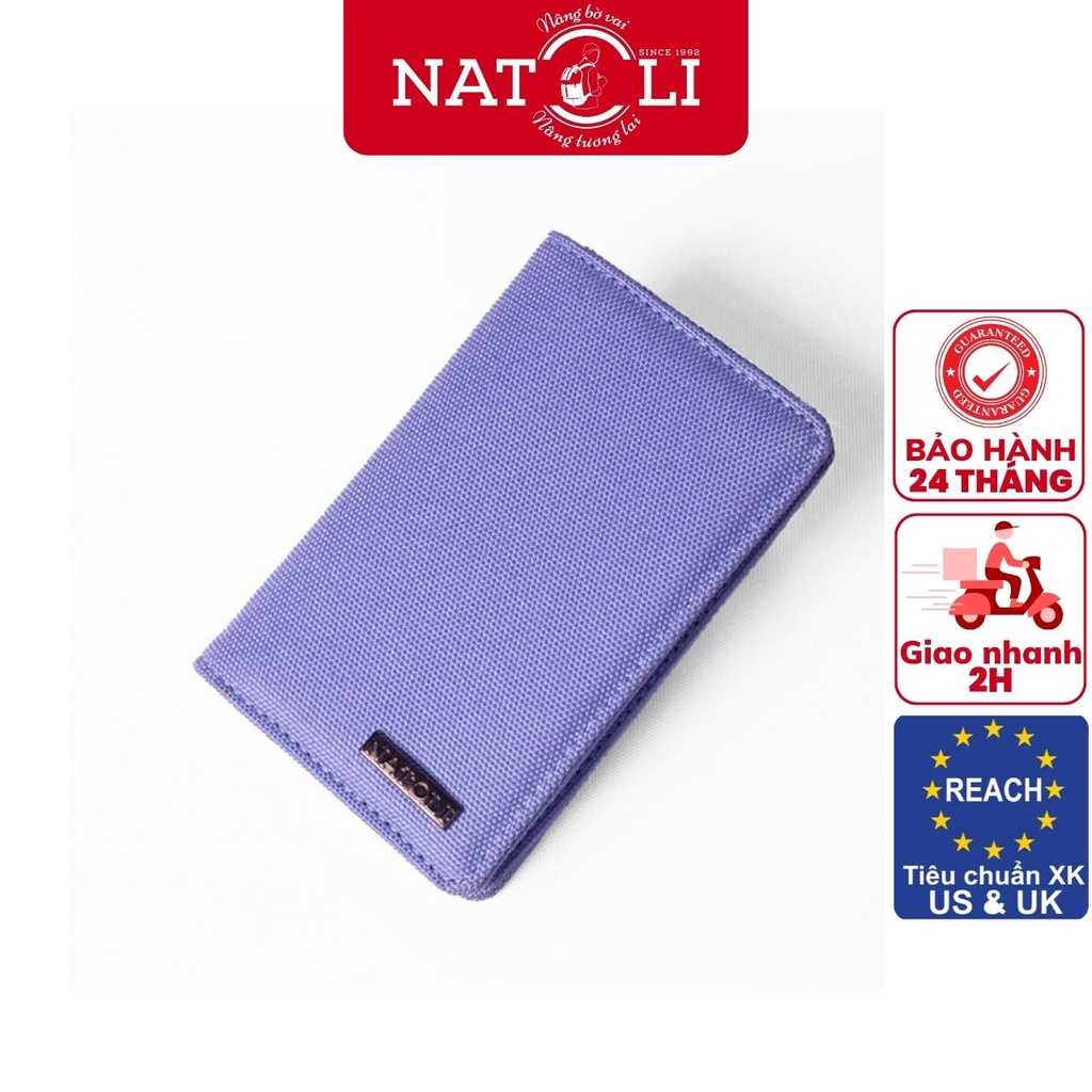 Ví Nam cầm tay Cao Cấp Thương Hiệu Natoli chất liệu vải Canvas bền, chống nước- BST Ultra Mini Wallet