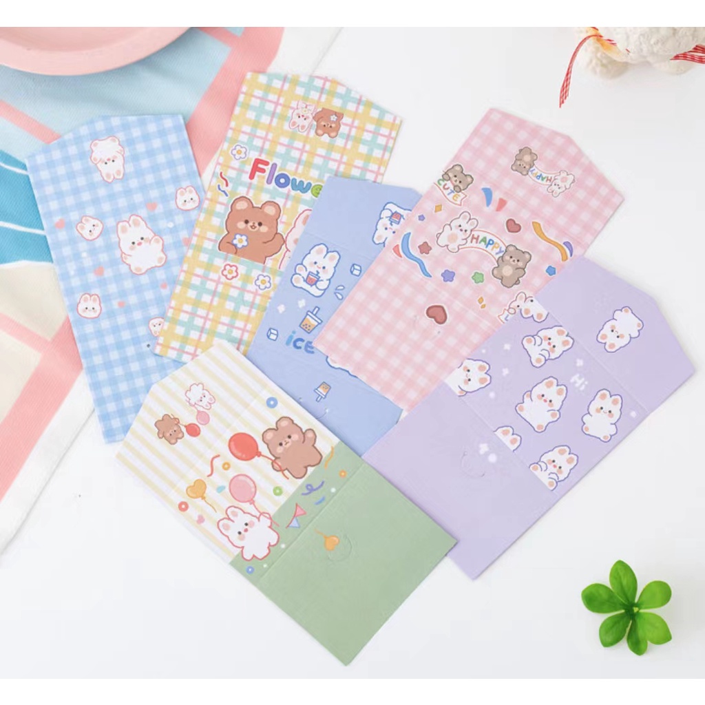 Set 5 Thiệp Chúc Mừng Sinh Nhật Họa Tiết Hoạt Hình Dễ Thương