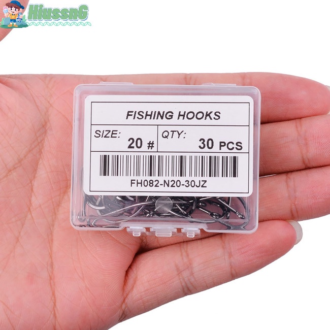 10 / 50 Móc Câu Bằng Thép Không Gỉ Nhiều Kích Cỡ