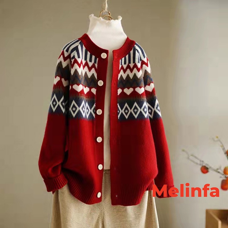 Áo len cardigan nữ len dệt kim Quảng Châu phong cách Hàn Quốc mặc mùa thu đông mã VAA0350