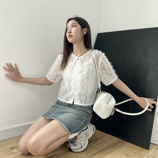 JANET STUDIO • Váy jean một túi