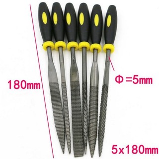Dũa gai bộ 5x180mm - 6 cây