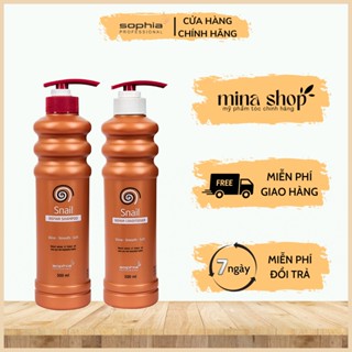 Dầu gội,xả phục hồi tóc Snail Repair Sophia Professional 500ml