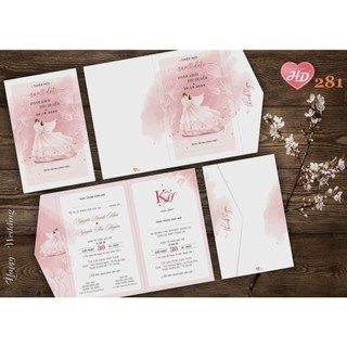 Thiệp cưới khách lẻ