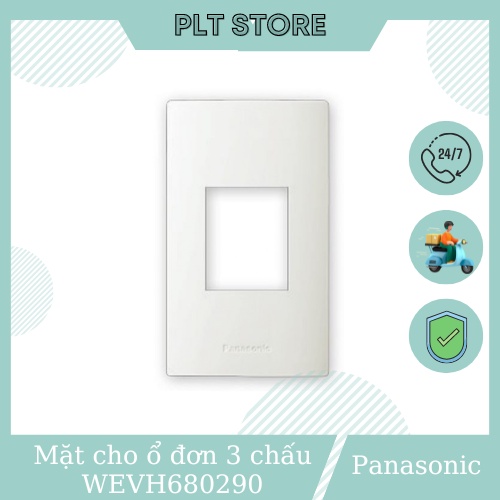 Mặt cb 2 tép, Mặt dùng riêng cho ổ đơn 3 chấu Panasonic WEVH680290 dòng Halumie