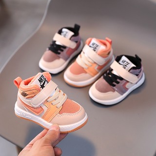 Giày cao cổ Lót Lông cho bé trai bé gái từ 1-3 tuổi, với lót lông bên trong, giúp bảo vệ chân bé tốt hơn N19