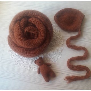nón gấu và khăn quấn