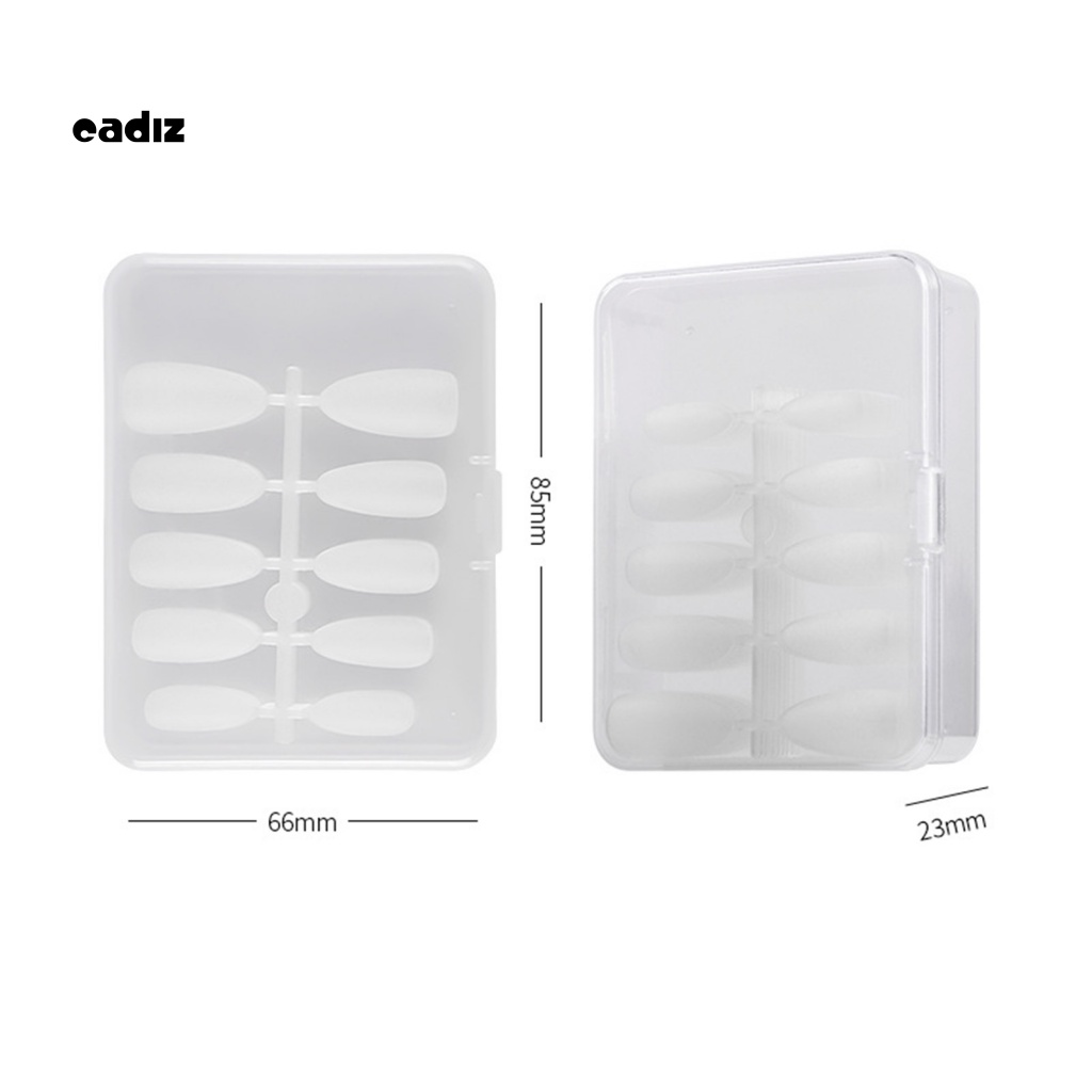 Set 100 Móng Tay Giả Không Mùi Dạng Nhấn Tiện Dụng