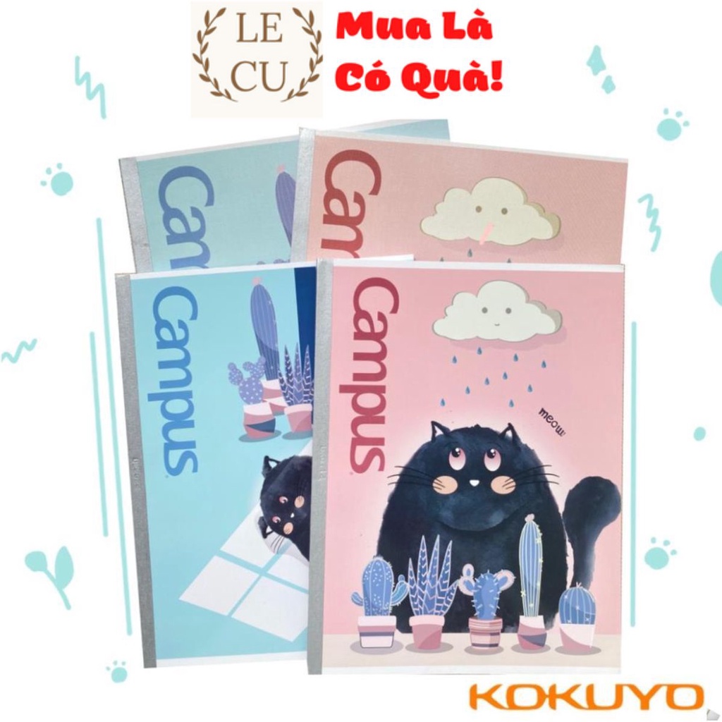 Vở Kẻ Ngang Có Chấm Meow 120 Trang Khổ B5 Campus ...