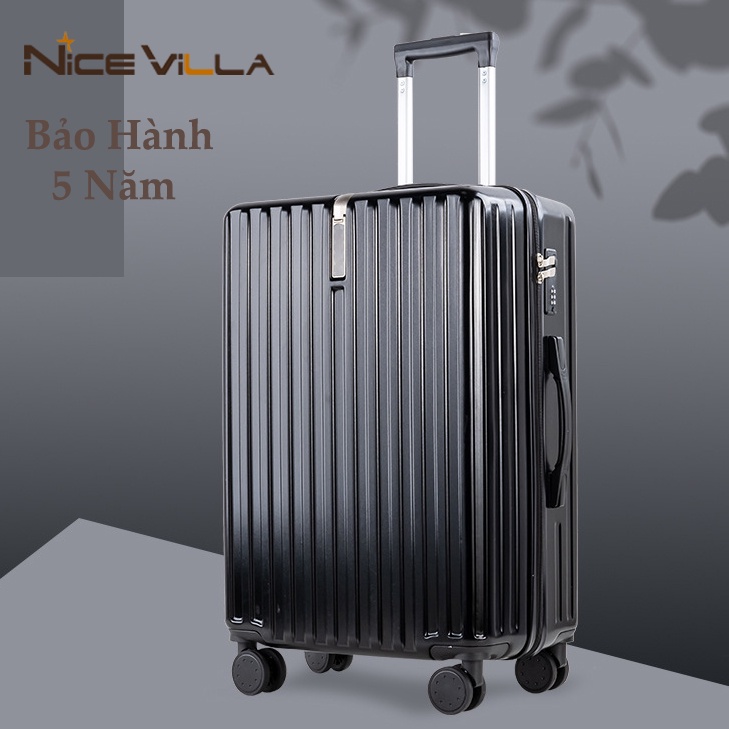 Vali Thời Trang Nhựa Dẻo PP Nice villa Chống Va Đập Size 24inch