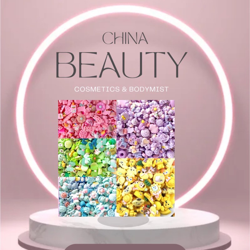 Set 100 charm/center làm slime, phụ kiện, dán ốp (có cả những mẫu ko có trong ảnh)♥