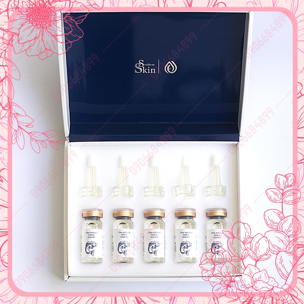 Tinh chất Tế bào gốc ⭐ SOULTEM SKIN ⭐ SOULTEM SKIN ULTRA ACTIVATOR SALMON AMPOULE