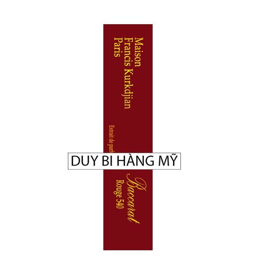 Tem nước hoa Maison Kurkdjian Baccarat - 85 tem
