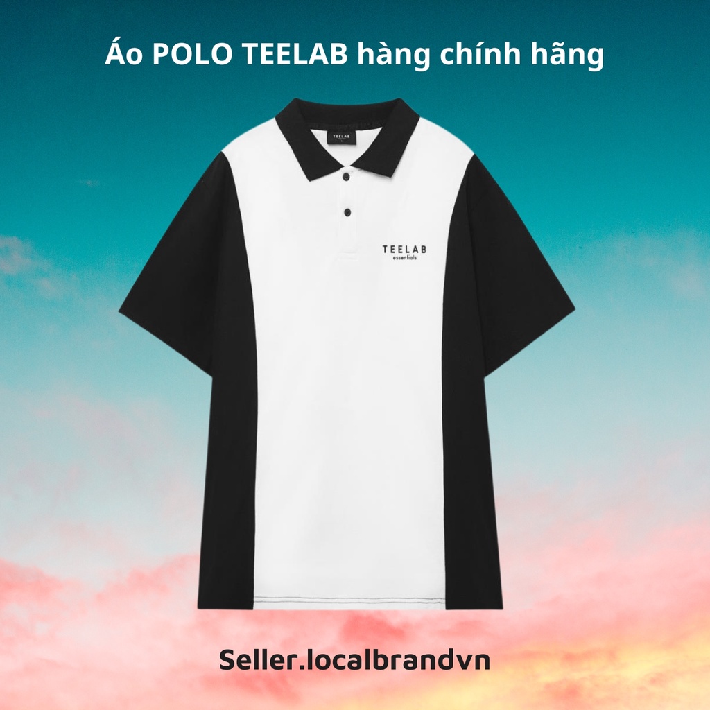 Áo Polo Unisex Teelab Essentials Line, áo Polo form rộng teelab Localbrand