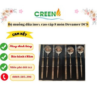 Bộ muỗng đũa inox cao cấp 8 món Dreamer DCS-01
