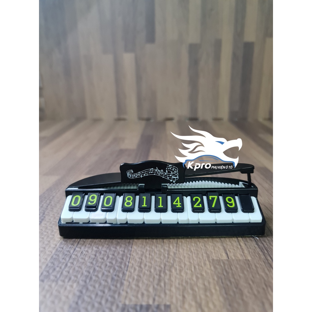 Bảng số điện thoại Đàn Piano để taplo ô tô khi đỗ xe - Hàng Kpro chất lượng cao