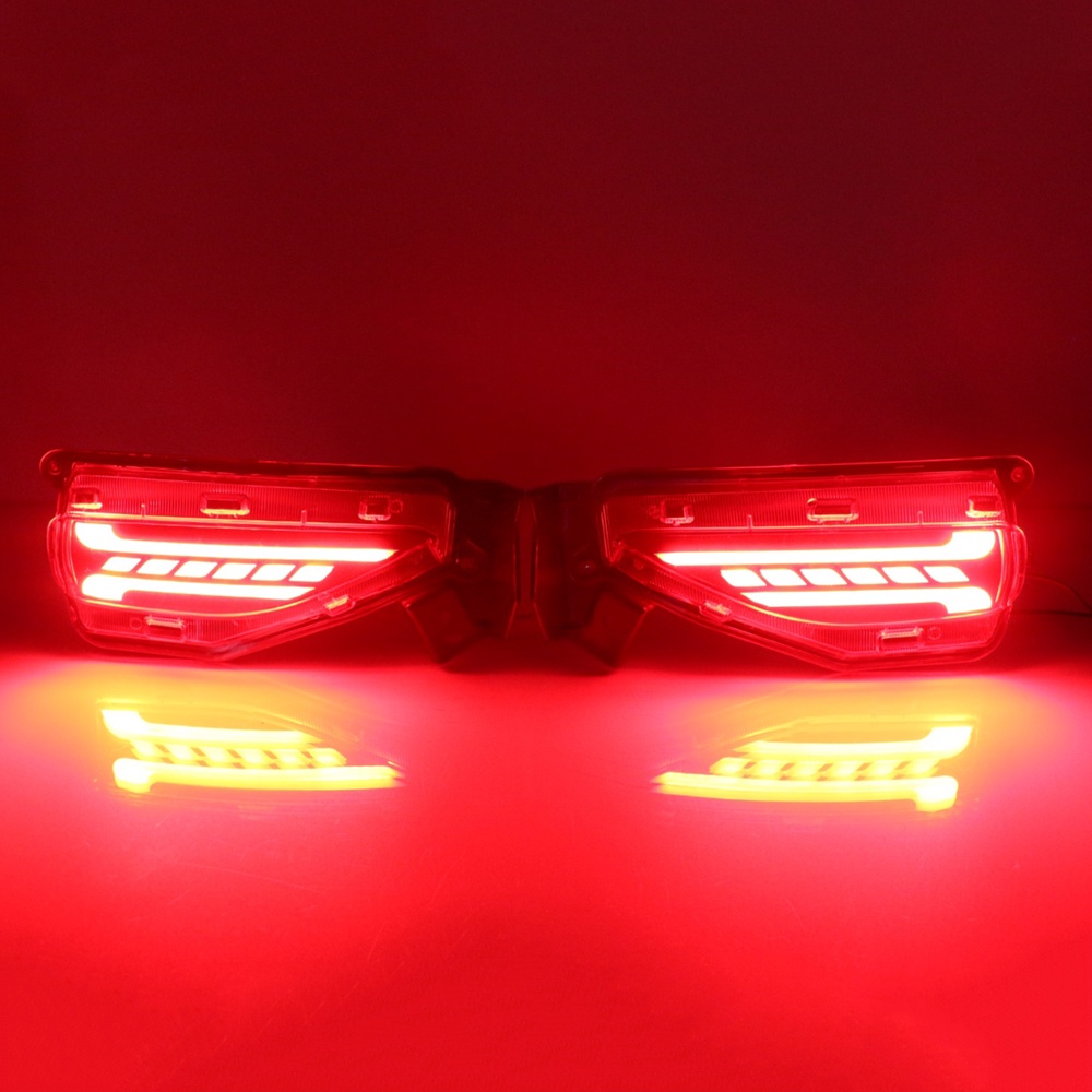 Cặp đèn LED phanh đuôi xe màu đỏ thích hợp cho Toyota Fortuner 2015 2016 2017 2018 2019 2020 2021 2022 2020 2021 2022