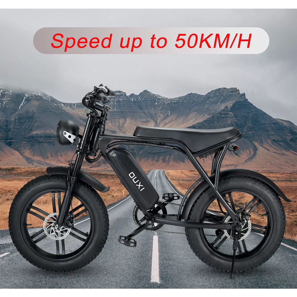 Xe điện thể thao bánh béo - Xe đạp điện trợ lực pin lithium tốc độ cao 58km( Hàng có sẵn)