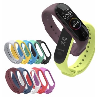 Dây đeo cao su Miband 4, Miband 3 chính hãng Mijobs