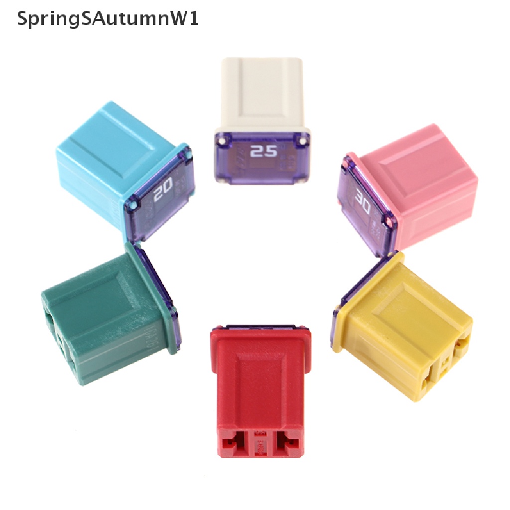 Cầu Chì Mini Hình Vuông 58V 20A 25A 30A 40A 50A 60A 16 * 12 * 10mm Chuyên Dụng Cho Xe Hơi