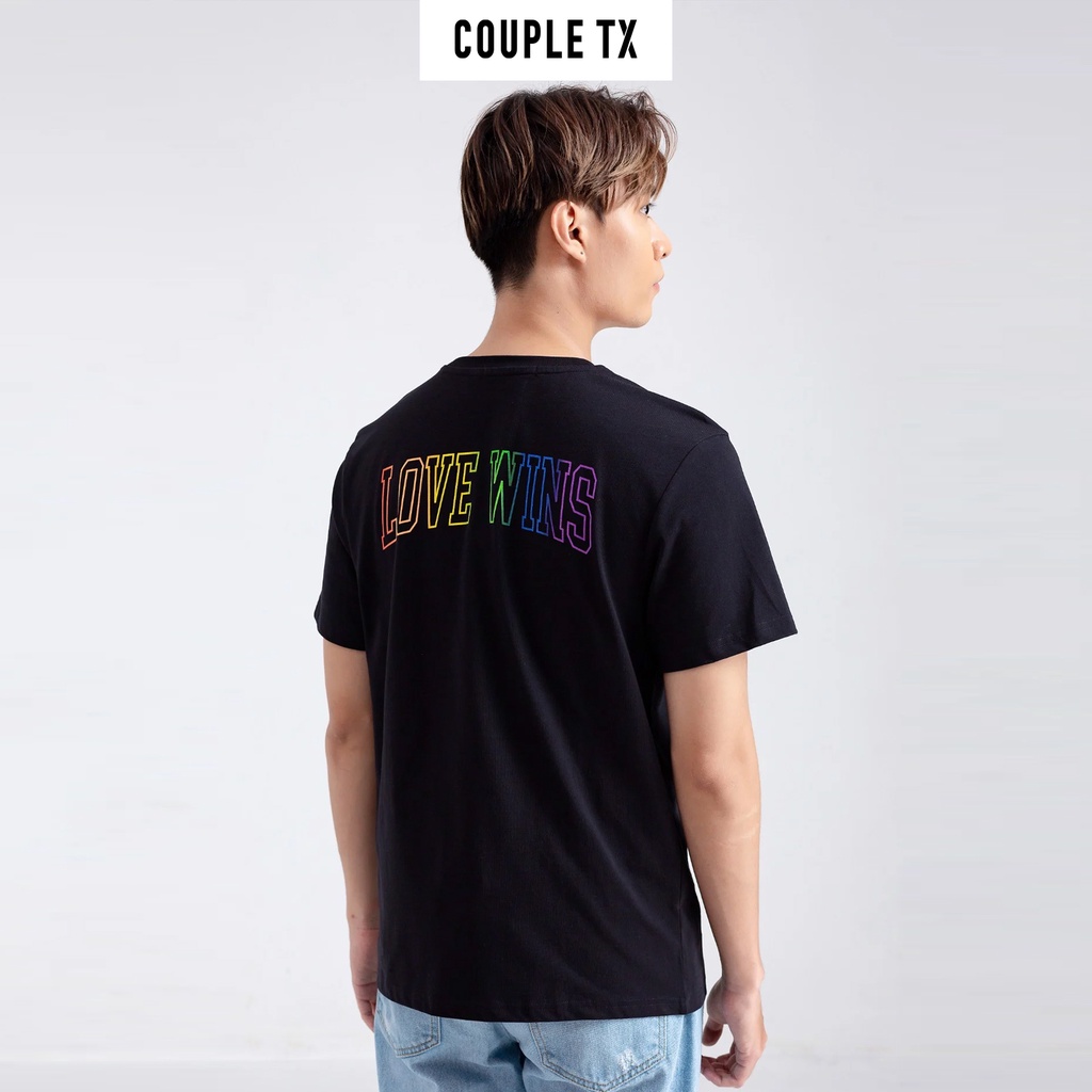 Áo Thun Unisex Nam Nữ Couple TX Love Wins MTS 1150