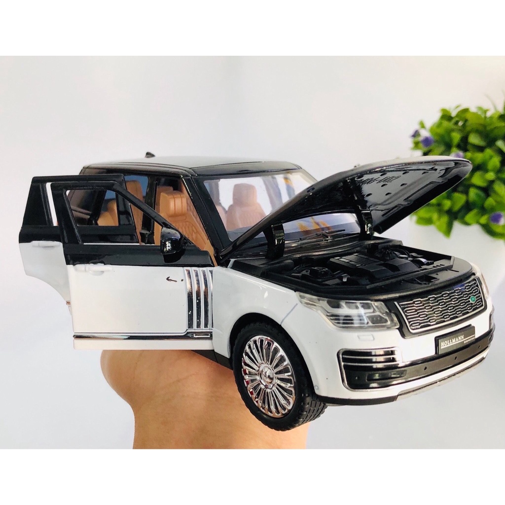 Mô hình xe ô tô Range Rover 2022 cao cấp bằng hợp kim có đèn led âm thanh