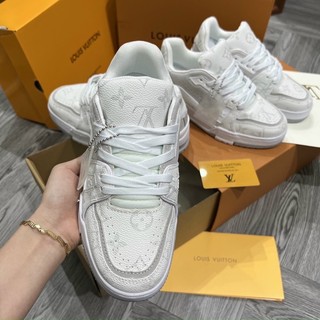 GIÀY L’V WHITE GRAY LAI AU SC [ Full Box + Free Ship ]