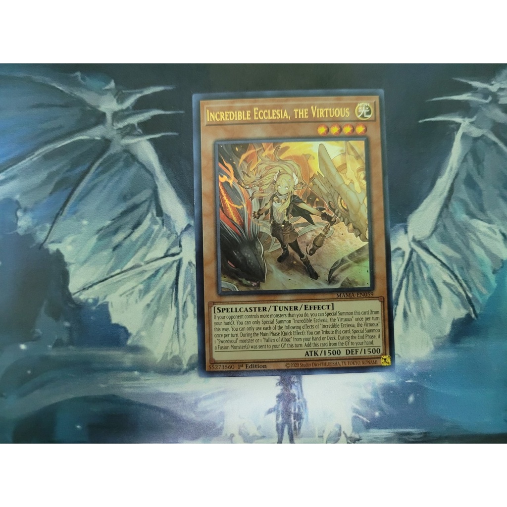 Thẻ bài Yugioh - TCG - Incredible Ecclesia, the Virtuous / MAMA-EN059'