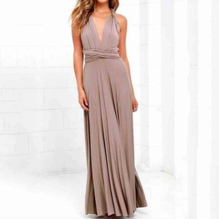 Đầm Maxi Nhiều Cách Mặc Cho Phù Dâu