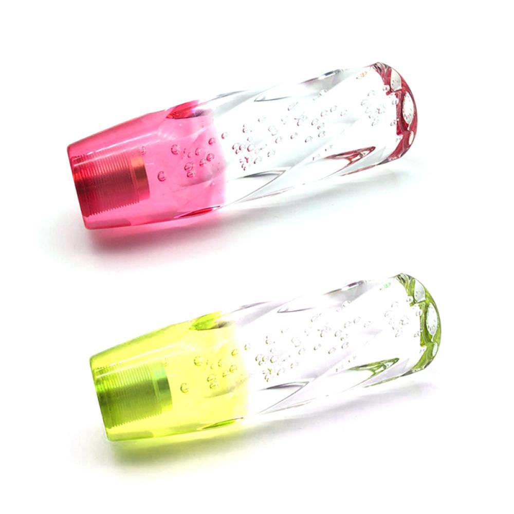 Núm Gạt Cần Số Xe Hơi 10cm M10 M8 2 Adapter B3M1 Bằng Pha Lê Trong Suốt