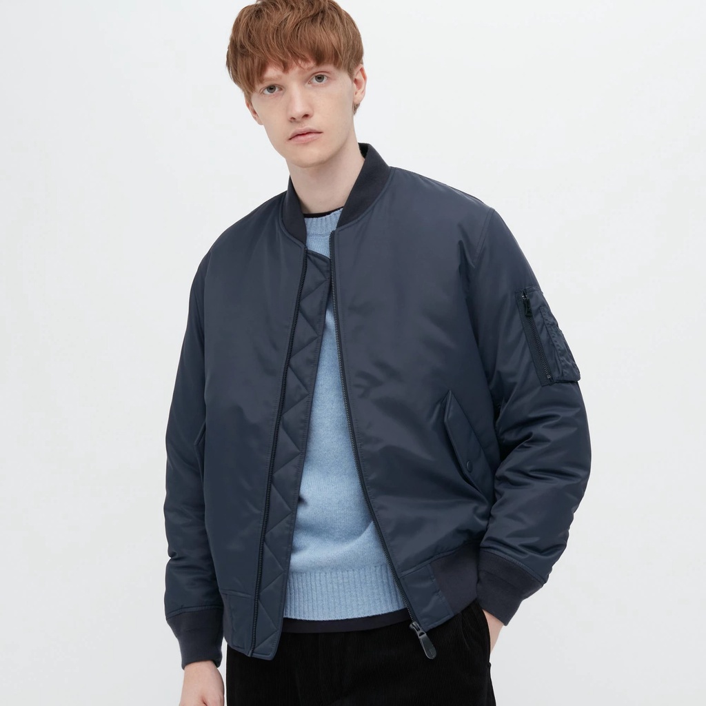 Áo Khoác Gió Bomber MA-1 Blouson Nam Uniqlo - Nhật Bản