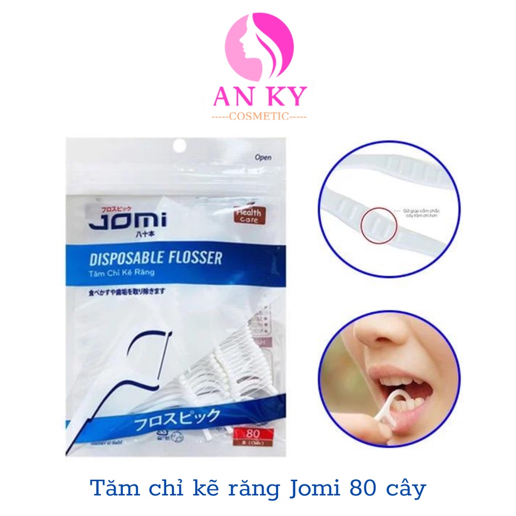 Tăm Chỉ Nha Khoa Jomi 80 cây