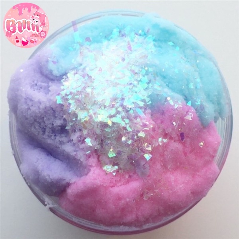Cloud Slime/Slime mây 3 màu tuyết mỹ siêu tơi