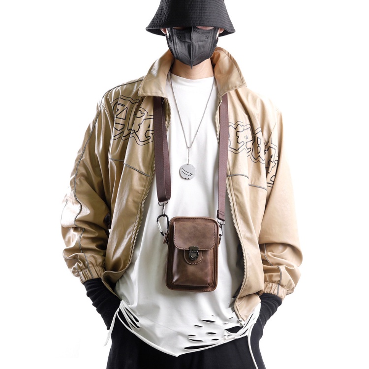 Túi Nam Đeo Chéo Đeo Hông Da Bò BT04 Siêu Bền Siêu Đẹp