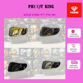 Kính mũ fullface yohe 978 – 977 – 981 chính hãng - phượt king