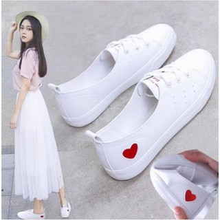 Giày bata cổ cao hình mắt tim
