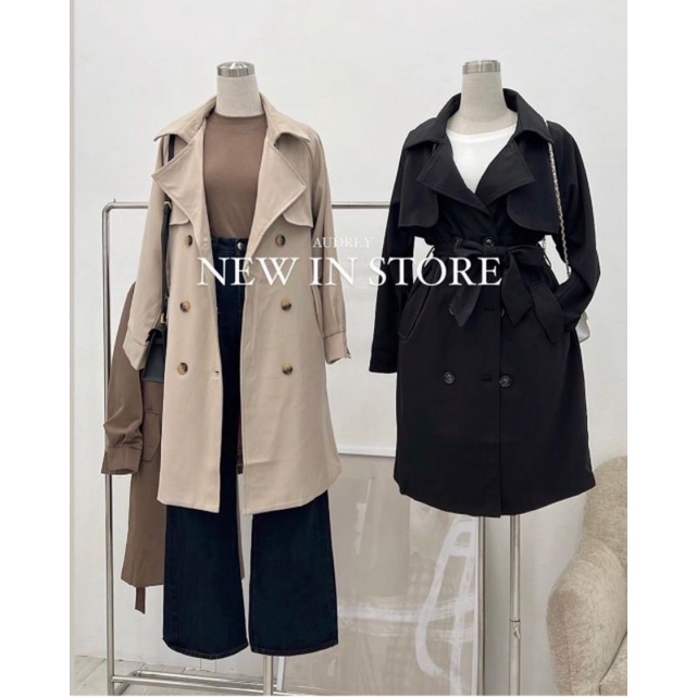 Áo khoác nữ mangto dáng dài 2 lớp kèm đai chất umi loại 1 Quảng Châu - Ảnh thật Yena Closet