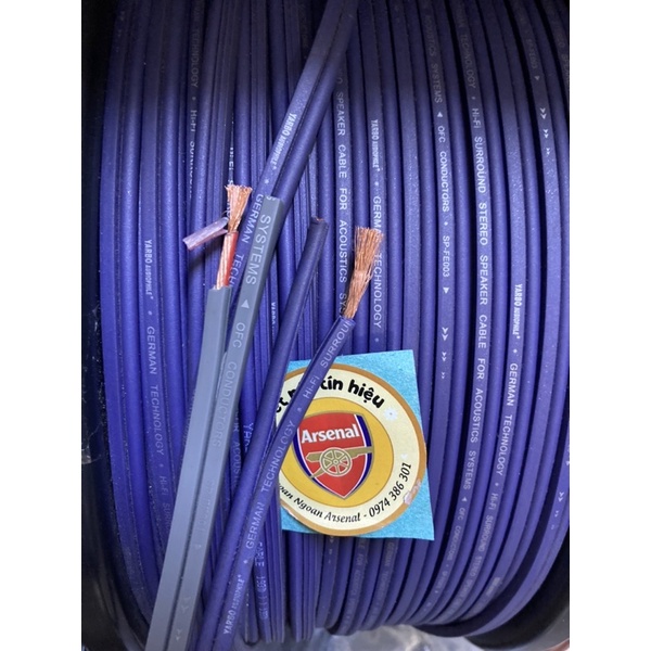 Dây loa Yarbo cao cấp chính hãng. Báo giá 1 mét chưa rắc