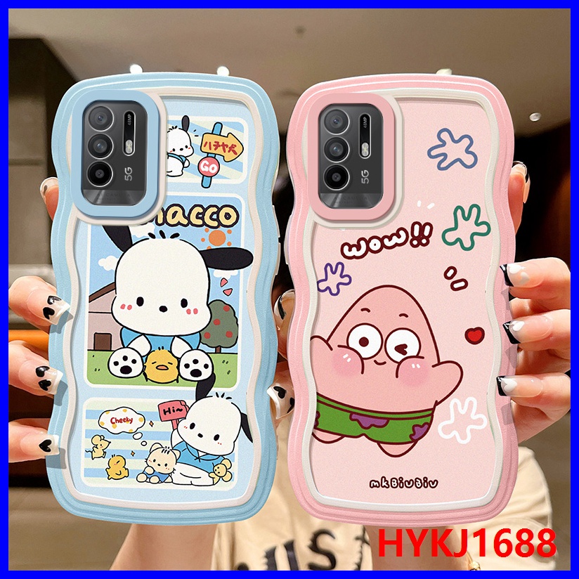 Ốp lưng OPPO Reno 6Z 5G Ốp lưng Điện Thoại tpu Mềm Họa Tiết Gợn Sóng Cho OPPO Reno 6Z Reno6 Z 5G