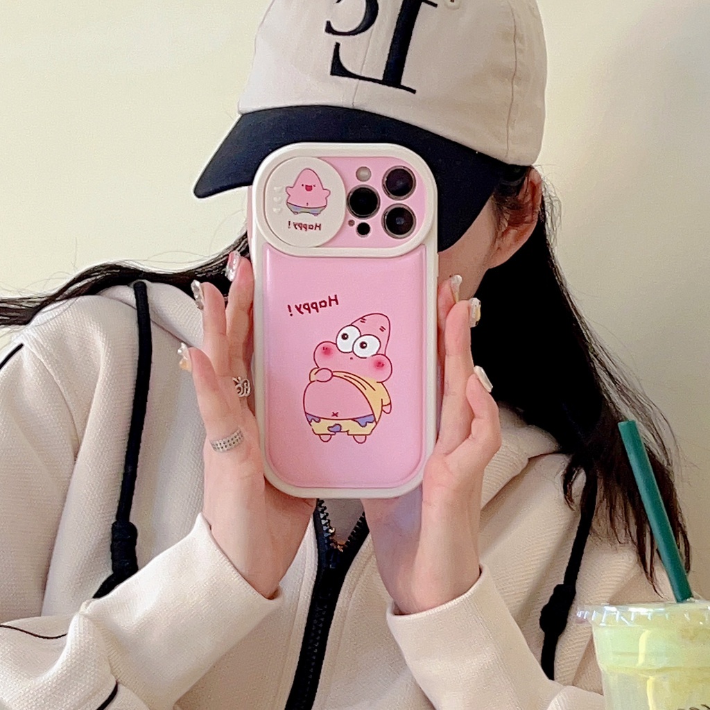 Ốp Điện Thoại Dẻo Họa Tiết Hoạt Hình sponge &amp; Ngôi Sao To Dễ Thương Cho iPhone 14 14PRO max 13 12PRO max 13pro max 11