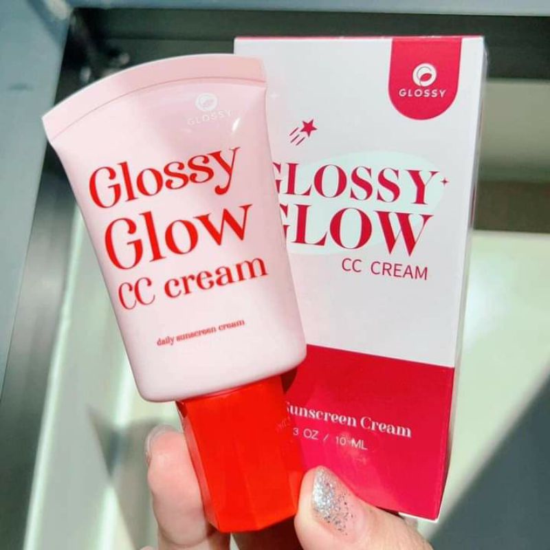🌸GLOSSY GLOW CC CREAM 🌸2in1🌞Kem chống nắng & nền🎀