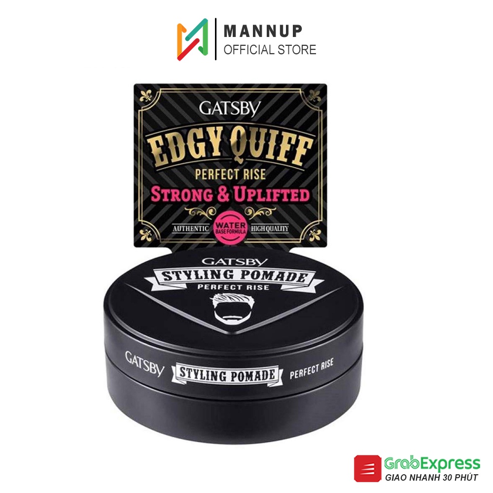 Sáp Vuốt Tóc Nam Gatsby Styling Pomade Perfect Rise 75g - Wax Tạo Kiểu Tóc Chính Hãng, Gốc Nước