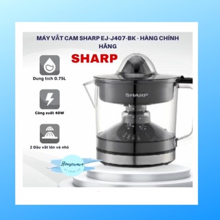 Máy vắt cam sharp ej-j407-bk - hàng chính hãng
