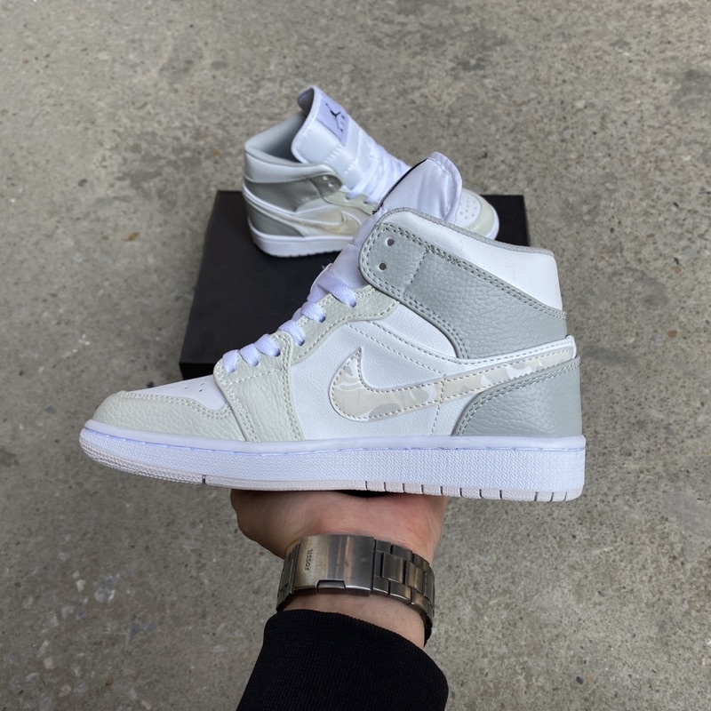 Giày Thể Thao JD1 Xám Camo nam nữ