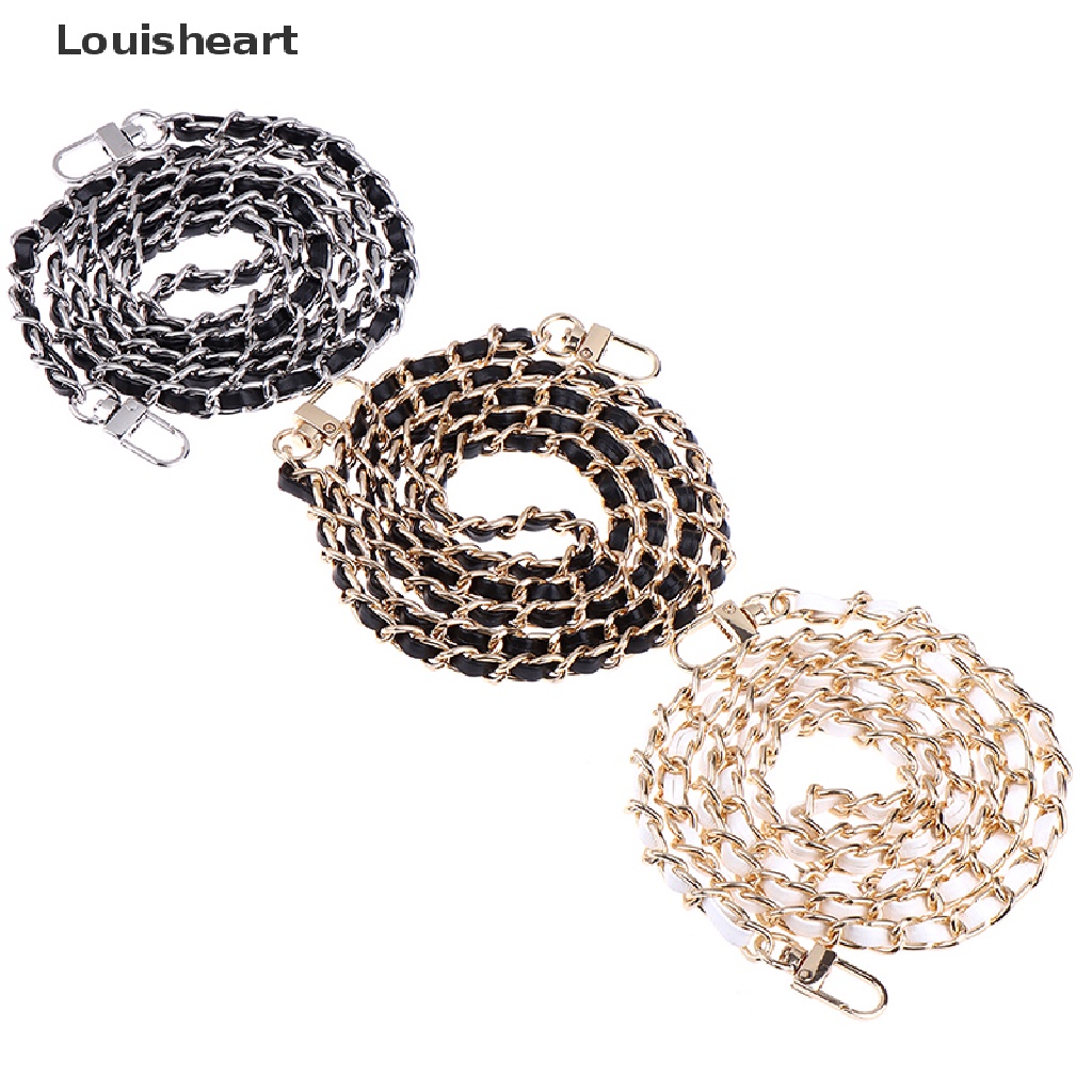 Phụ Kiện Dây Xích Màu Vàng / Bạc / Đen Cho Túi Xách Thương Hiệu Louisheart TFG